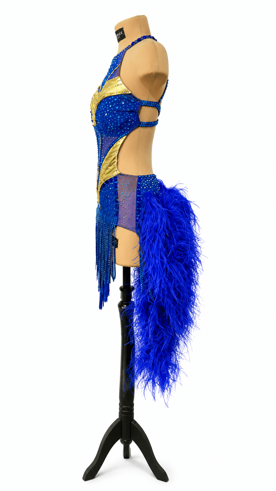 Preloved Royal Blue Latin Competition Dress - Junior II sporta deju apģērbs – Dress | Diamond Fashion SIA