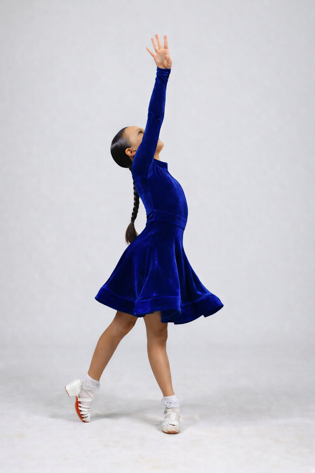 Ювенильное платье для соревнований “VGJ23054” – Боди с юбкой для девочек | Diamond Fashion