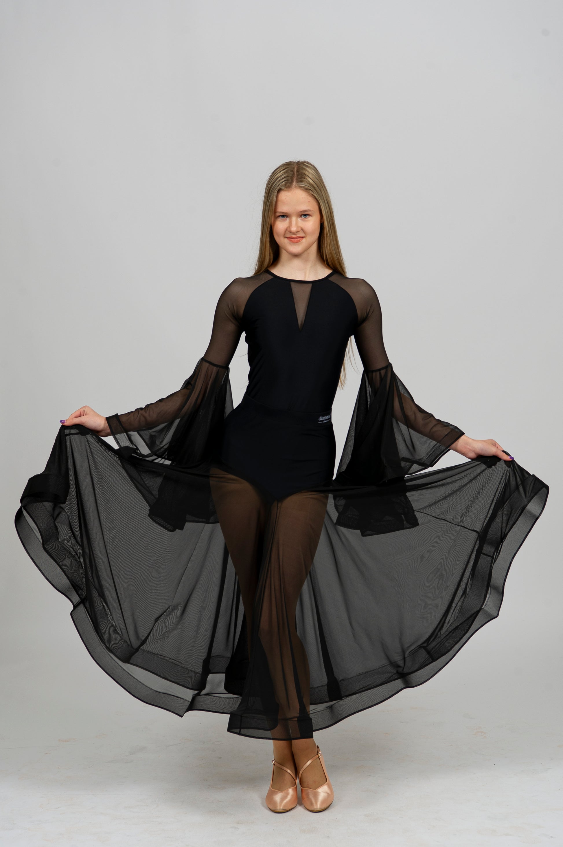 BODYSUIT BLACK DANCE BALLROOM