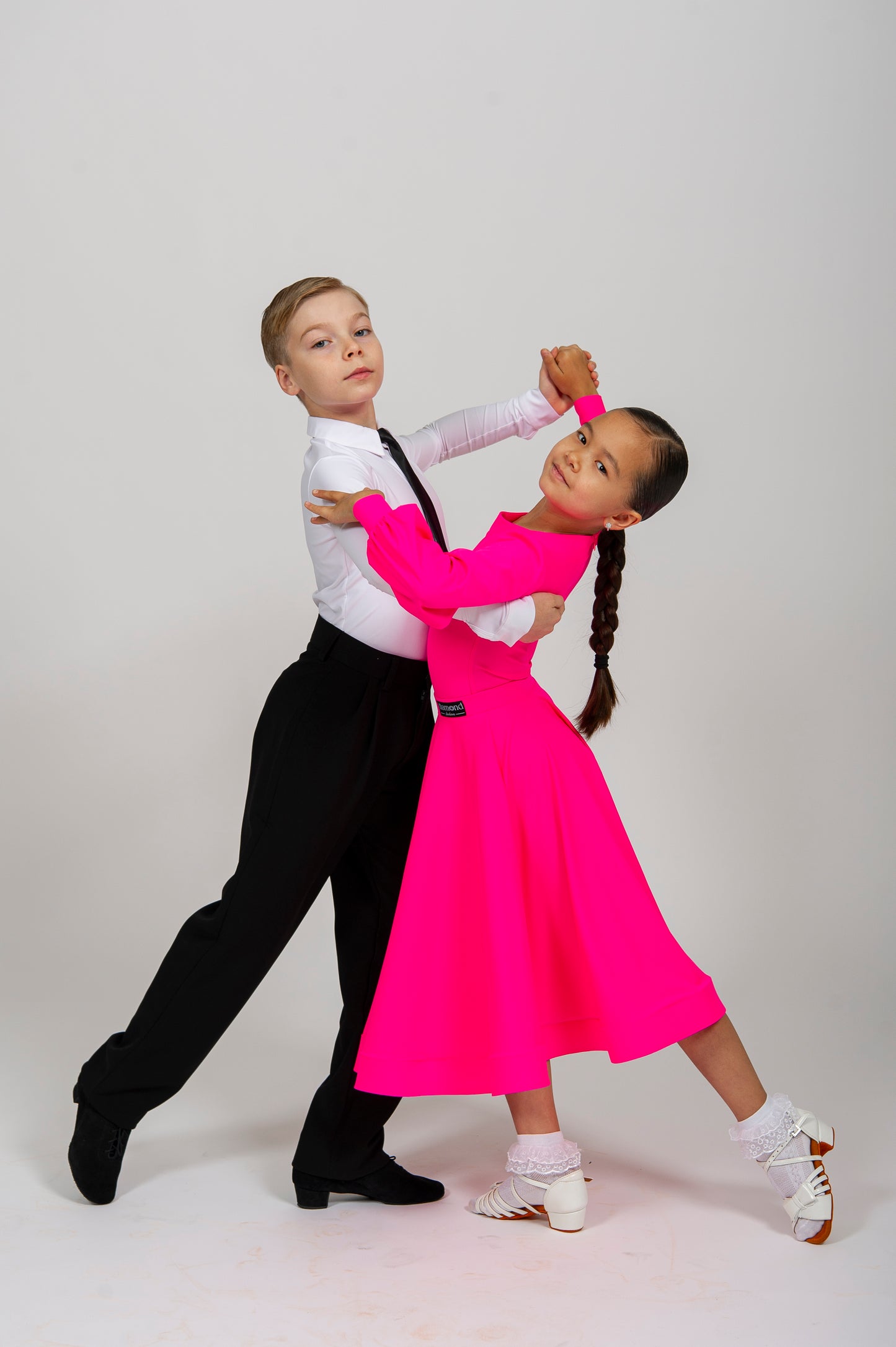 Competition Elegant Juvenile Ballroom Dance Dress | Girls Standard Bodysuit with Skirt 227