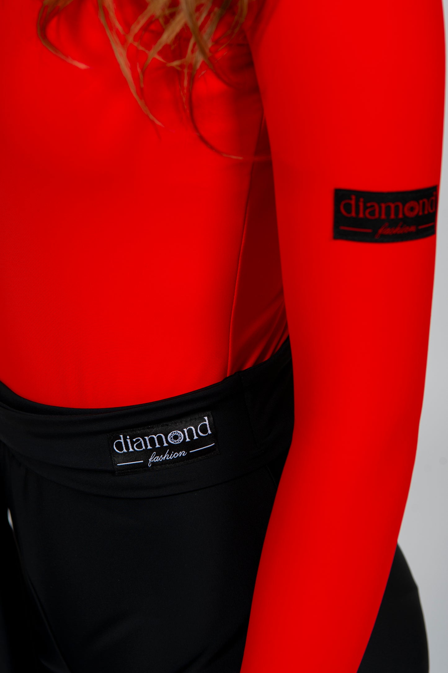 Women’s Dance Turtleneck Bodysuit “G24102204” – Slim Fit Long Sleeve | Available in Beige, Black & Red | Diamond Fashion