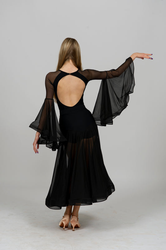 Standard Ballroom Training Dress | Flowing Elegance Collection