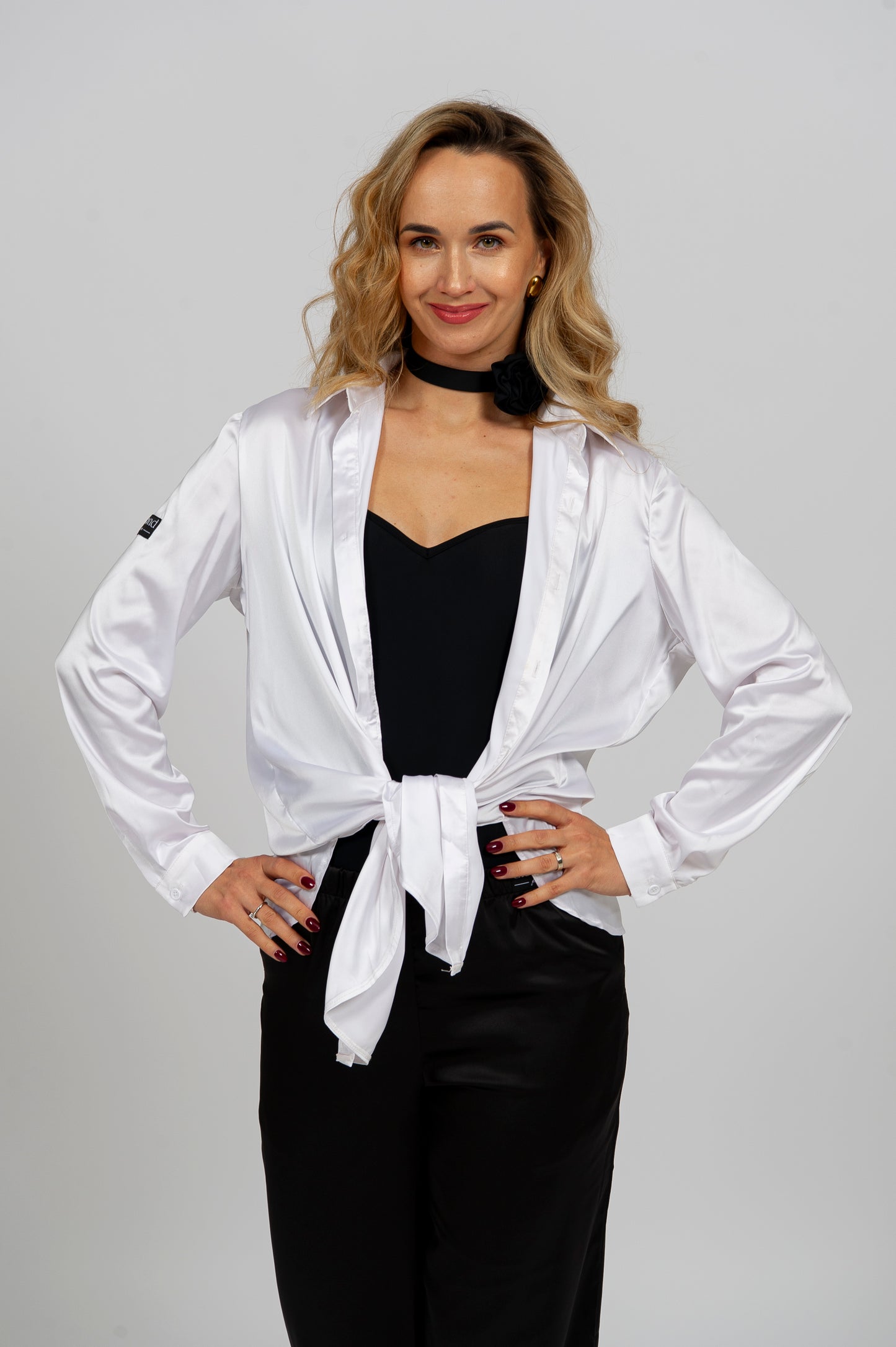 Luxury Satin Dance Pants | 4 Colors – Brown, Black, White, Red