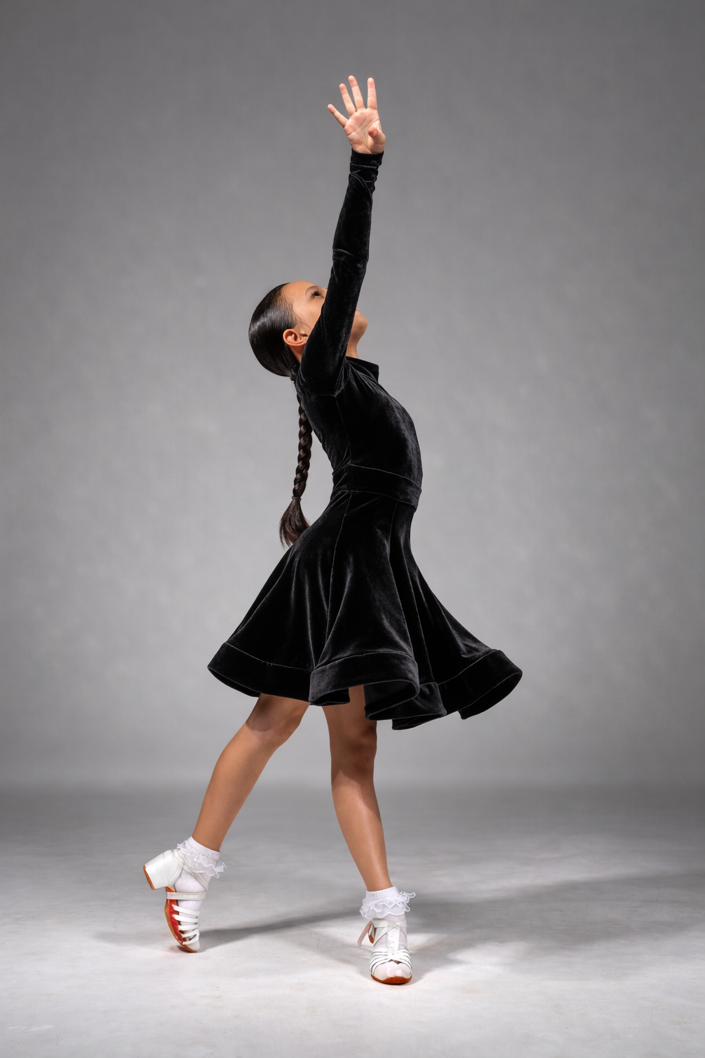 Ювенильное платье для соревнований “VGJ23054” – Боди с юбкой для девочек | Diamond Fashion