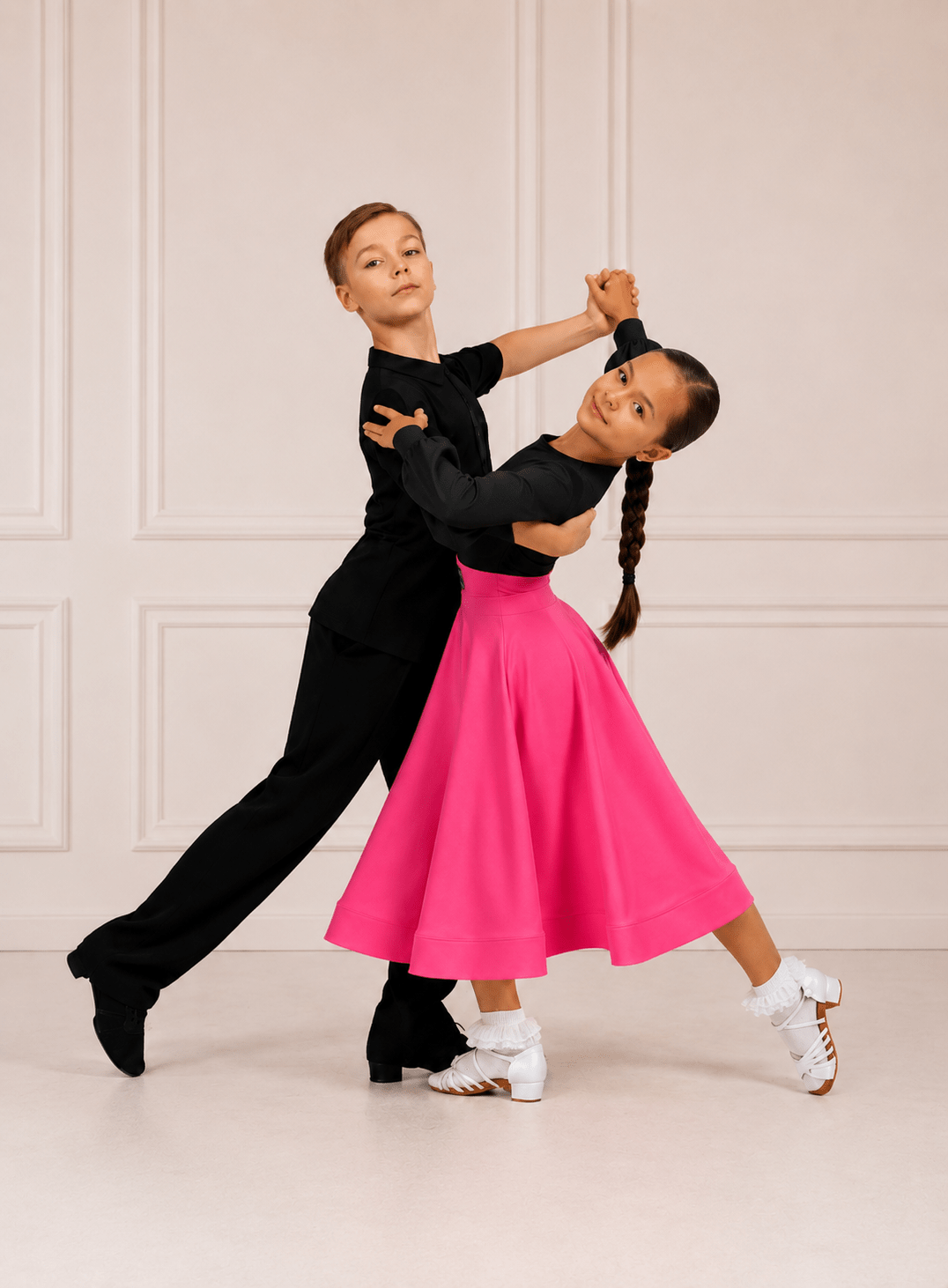 Ballroom Standard Training Skirt | 360° Full Circle | Pink | Diamond Fashion sporta deju apģērbs – Skirt | Diamond Fashion SIA