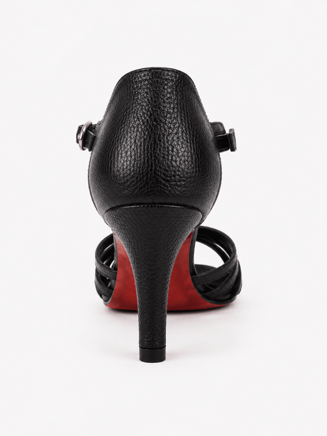 Black Latin Dance Shoes – 8 cm Heel | Professional Competition Practice Shoes sporta deju apģērbs – Dance Shoes / Latin Dance Shoes | Diamond Fashion SIA