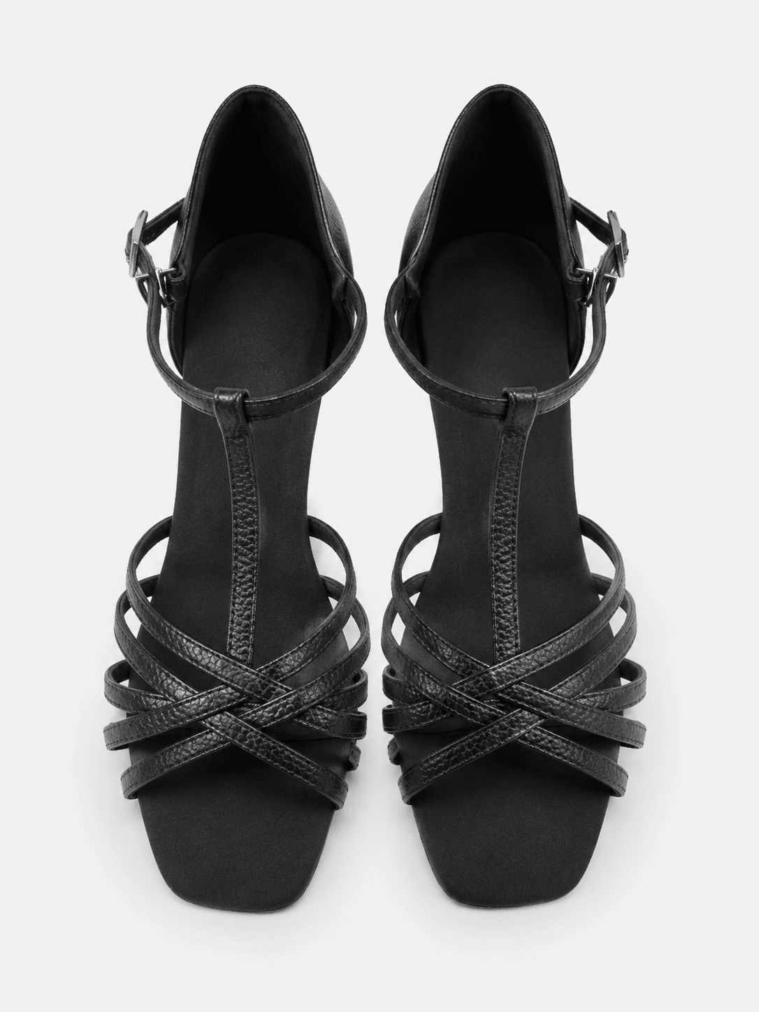 Black Latin Dance Shoes – 8 cm Heel | Professional Competition Practice Shoes sporta deju apģērbs – Dance Shoes / Latin Dance Shoes | Diamond Fashion SIA
