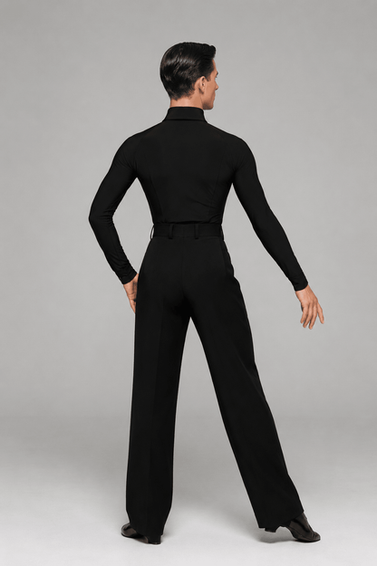 Boy’s Black Ballroom Dance Competition Set - Shirt, Trousers, Tie | Standard Ballroom| Diamond Fashion (Copy) sporta deju apģērbs – competition SETs | Diamond Fashion SIA