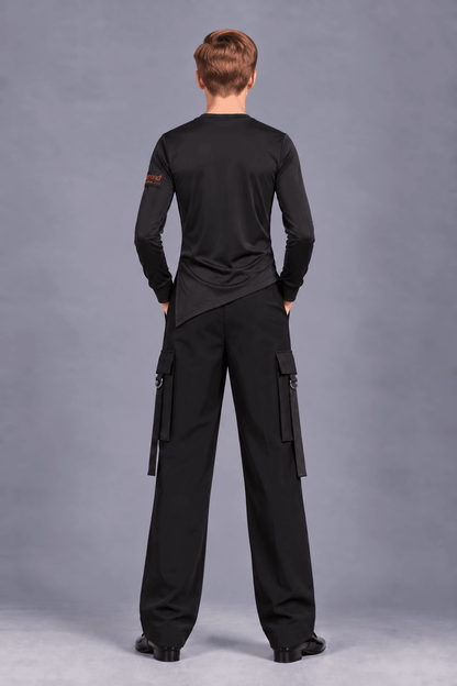 Boys’ Latin & Ballroom Dance Practice Trousers | Diamond Fashion sporta deju apģērbs – Trousers | Diamond Fashion SIA