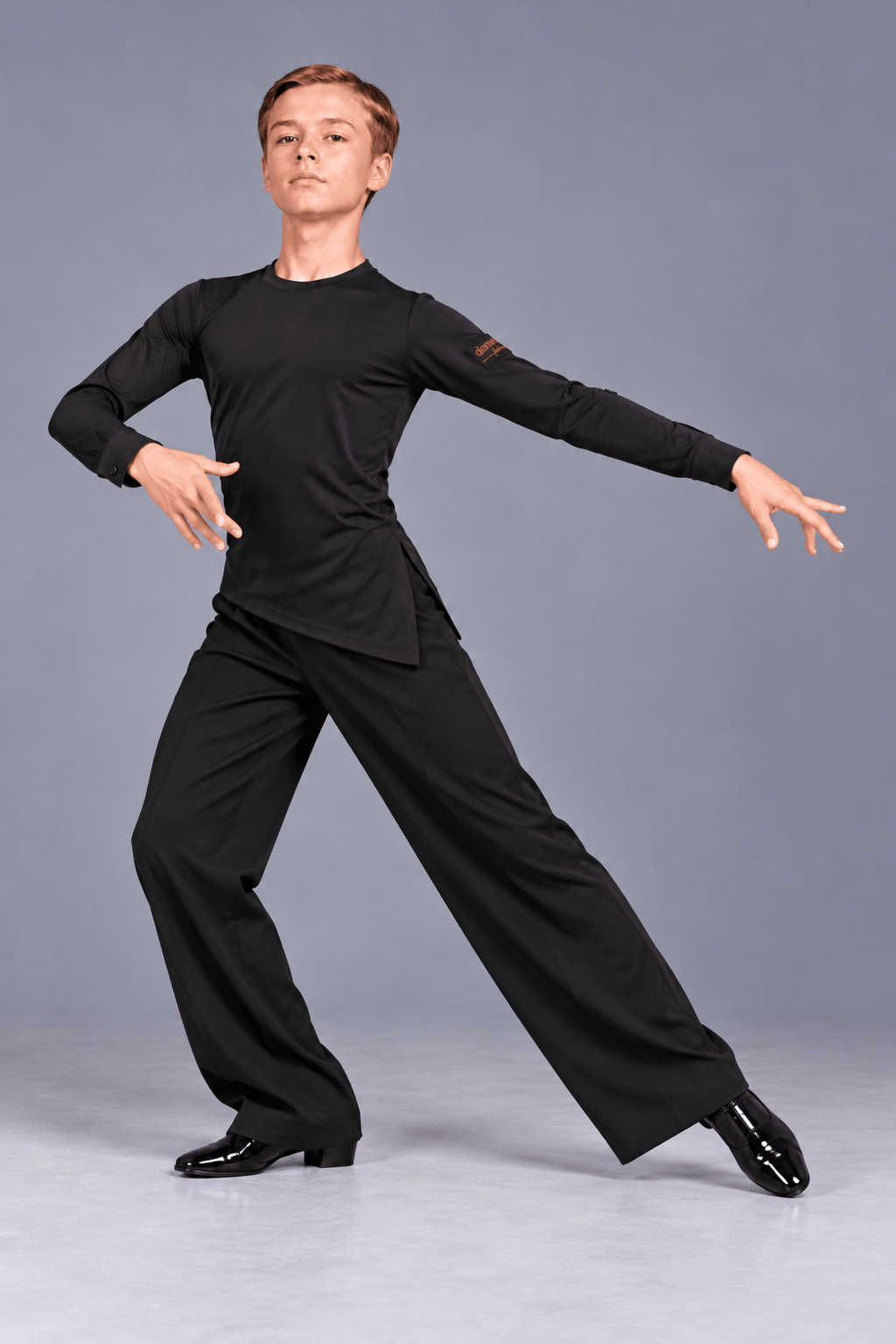 Boys’ & Teens’ Latin & Ballroom Dance Set - Top & Trousers sporta deju apģērbs – Costume | Diamond Fashion SIA