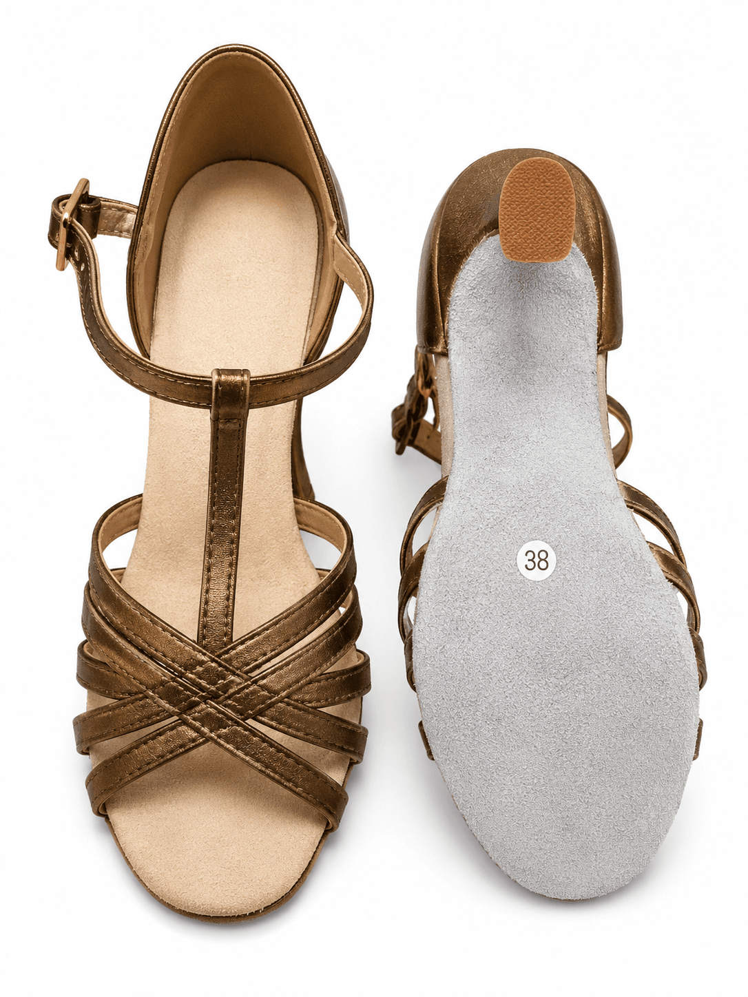 Bronze Stability 8 cm – Test Edition sporta deju apģērbs – Dance Shoes / Latin Dance Shoes | Diamond Fashion SIA