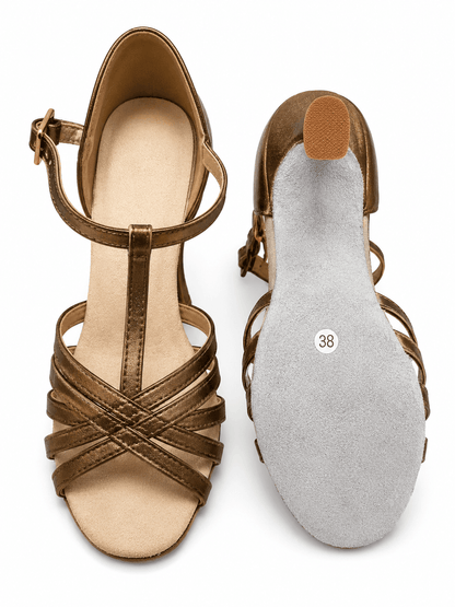 Bronze Stability 8 cm – Test Edition sporta deju apģērbs – Dance Shoes / Latin Dance Shoes | Diamond Fashion SIA