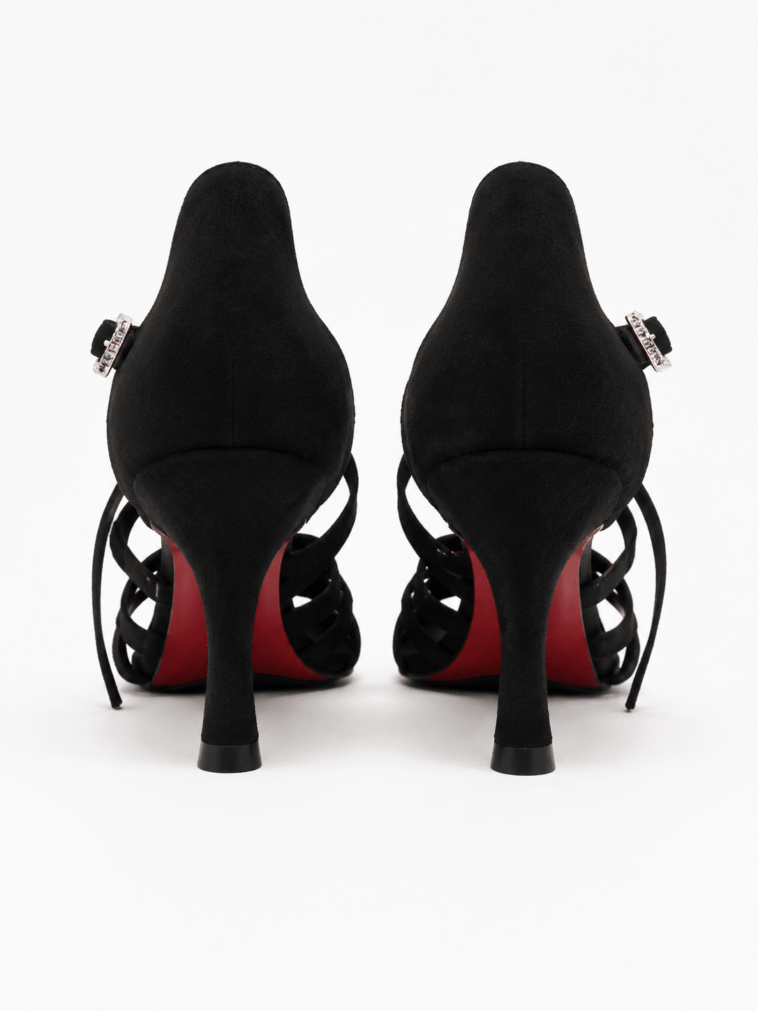 Diamond Fashion Elegant Latin Dance Shoes – 6,5cm Horseshoe Heel | Black sporta deju apģērbs – Dance Shoes / Latin Dance Shoes | Diamond Fashion SIA