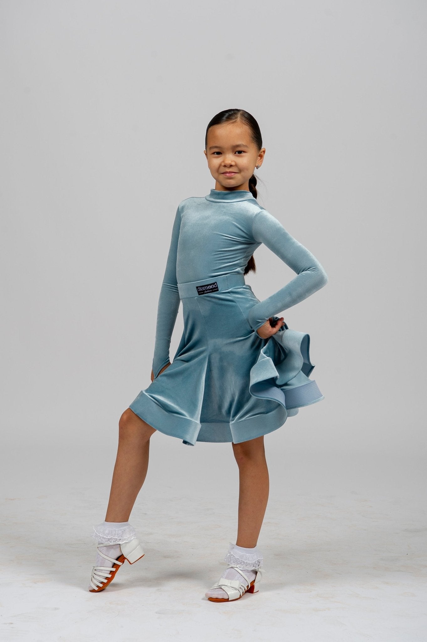 Juvenile Competition Dance Dress Bodysuit with Skirt VGJ23054 sporta deju apģērbs – competition SETs | Diamond Fashion SIA
