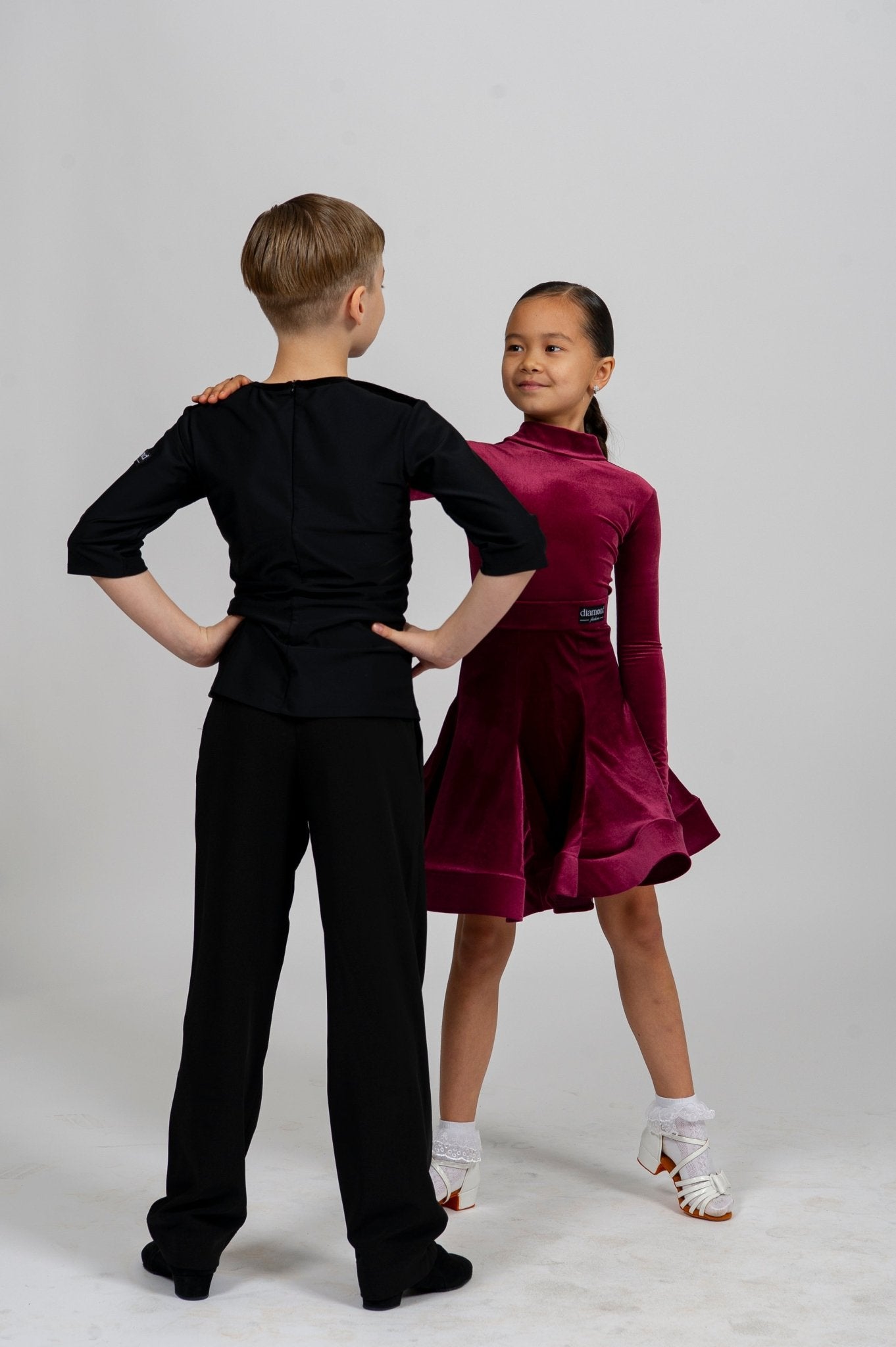 Juvenile Competition Dance Dress Bodysuit with Skirt VGJ23054 sporta deju apģērbs – competition SETs | Diamond Fashion SIA
