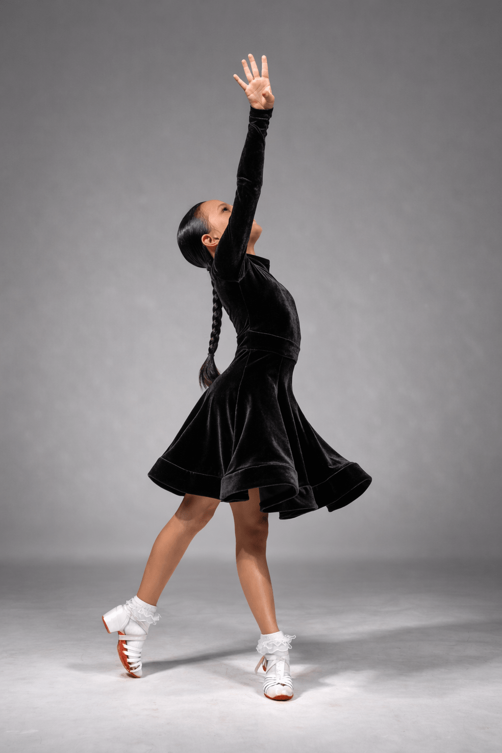 Juvenile Competition Dance Dress Bodysuit with Skirt VGJ23054 sporta deju apģērbs – competition SETs | Diamond Fashion SIA