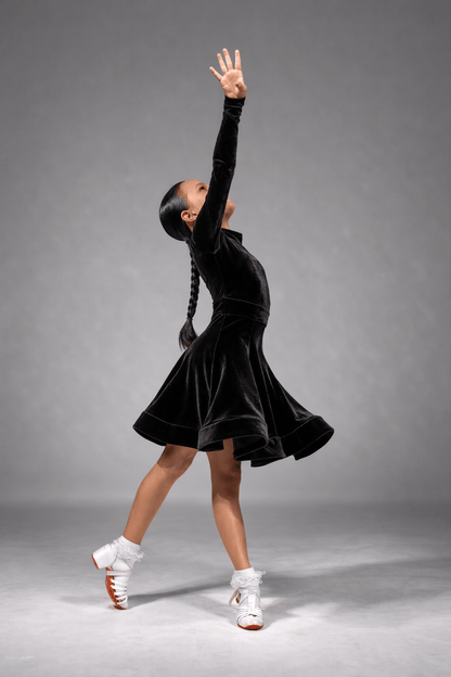 Juvenile Competition Dance Dress Bodysuit with Skirt VGJ23054 sporta deju apģērbs – competition SETs | Diamond Fashion SIA