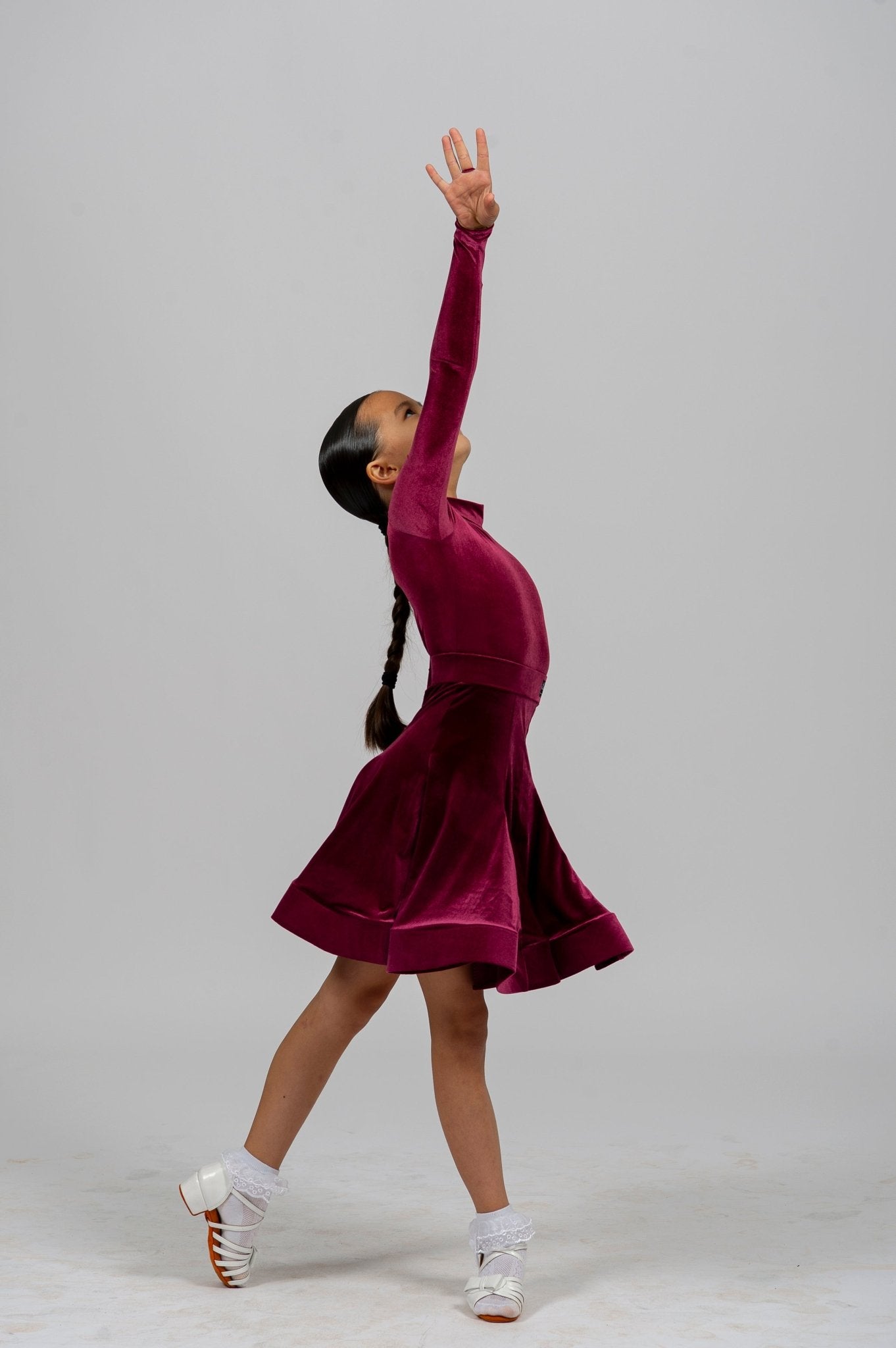 Juvenile Competition Dance Dress Bodysuit with Skirt VGJ23054 sporta deju apģērbs – competition SETs | Diamond Fashion SIA