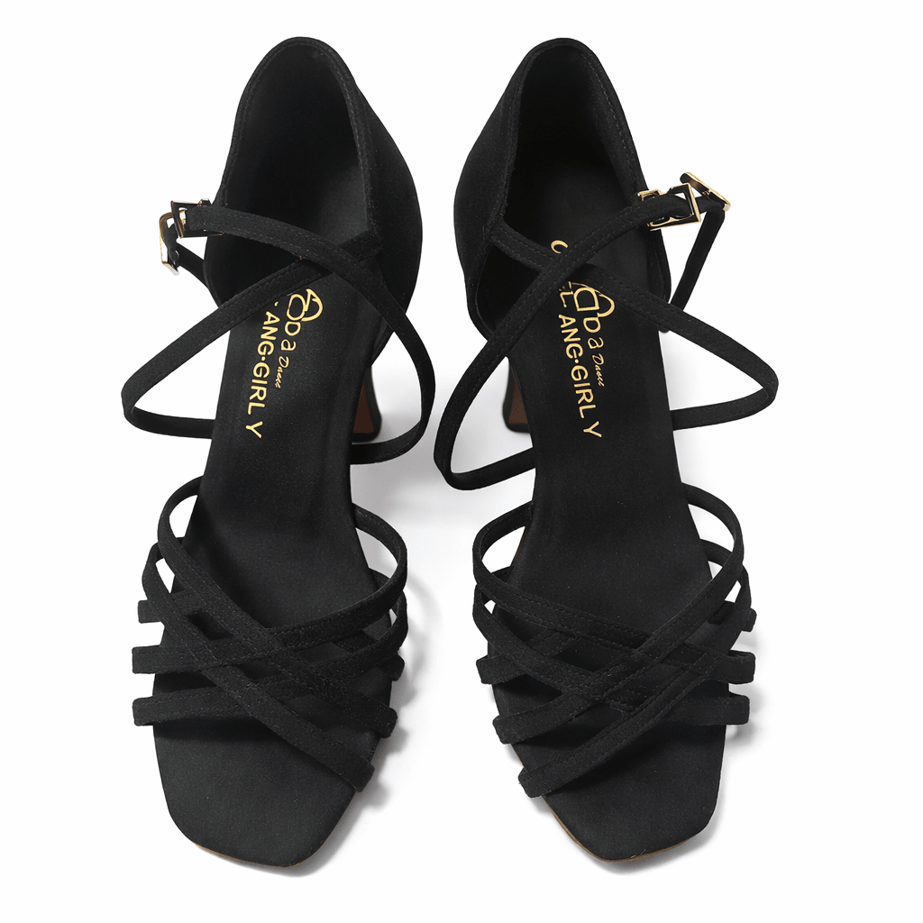 Ladina tantsu kingad kõrge kontsaga 7,5 cm sporta deju apģērbs – tantsukingad / Latin Dance Shoes | Diamond Fashion SIA