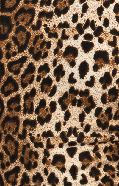 Leopard collor for Latin dance dress with asymmetrical ruffles, professional ballroom outfit for women, girls and kids - Diamond Fashion