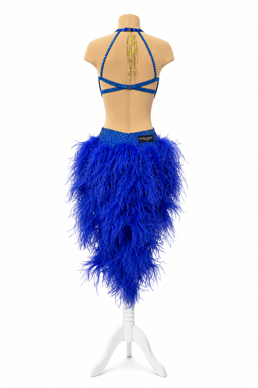 Preloved Royal Blue Latin Competition Dress - Junior II sporta deju apģērbs – Dress | Diamond Fashion SIA