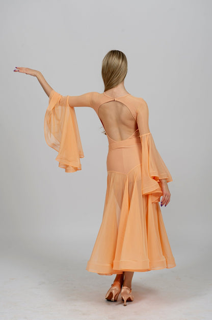Skirt Standard Dance Flowing Elegance 223 sporta deju apģērbs – Skirt | Diamond Fashion SIA