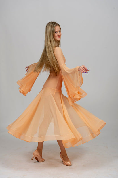 Skirt Standard Dance Flowing Elegance 223 sporta deju apģērbs – Skirt | Diamond Fashion SIA