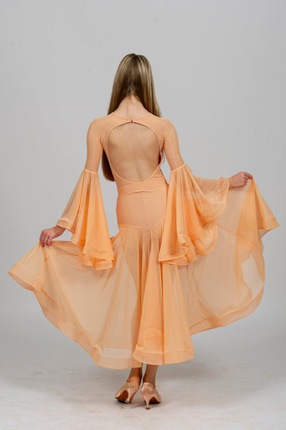 Skirt Standard Dance Flowing Elegance 223 sporta deju apģērbs – Skirt | Diamond Fashion SIA