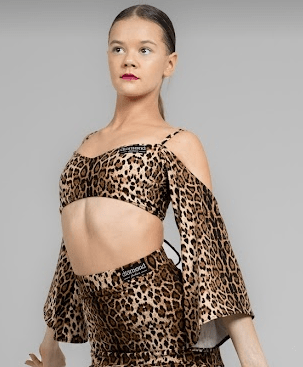 Wild Feline Dance Crop Top (Set 7) sporta deju apģērbs – croptop | Diamond Fashion SIA